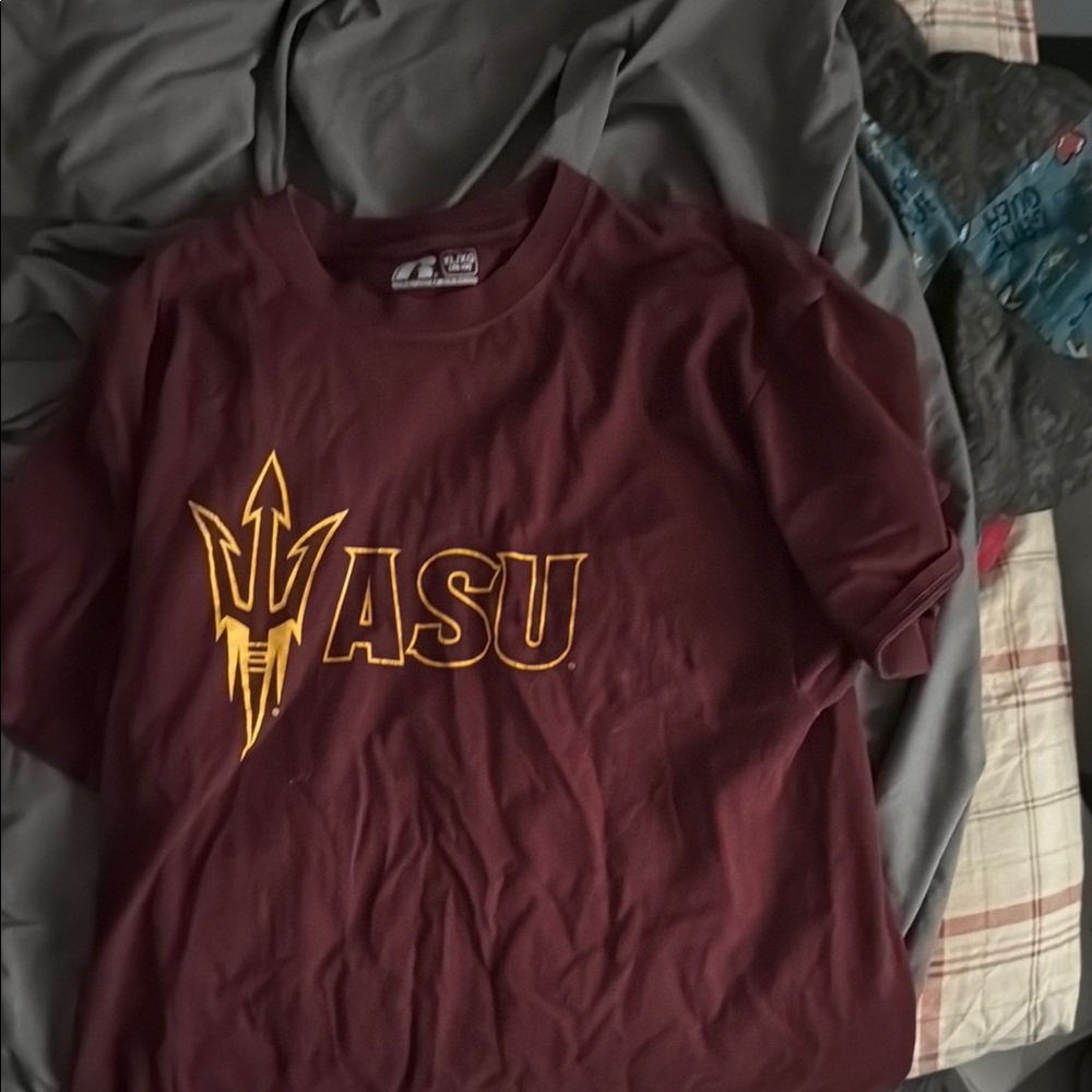 Red and Yellow Short Sleeve Tee